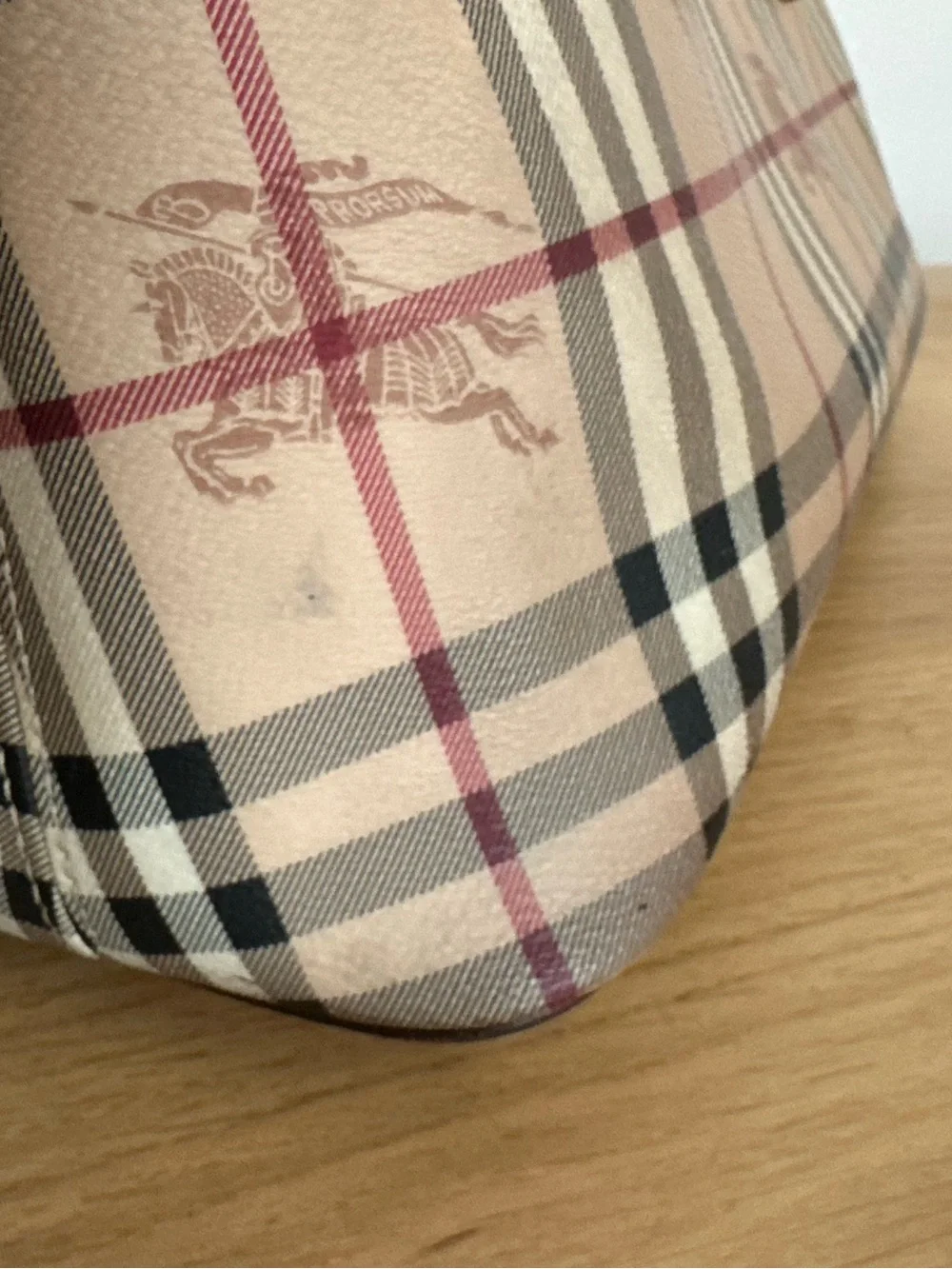 Burberry Zipper Tote Bag
